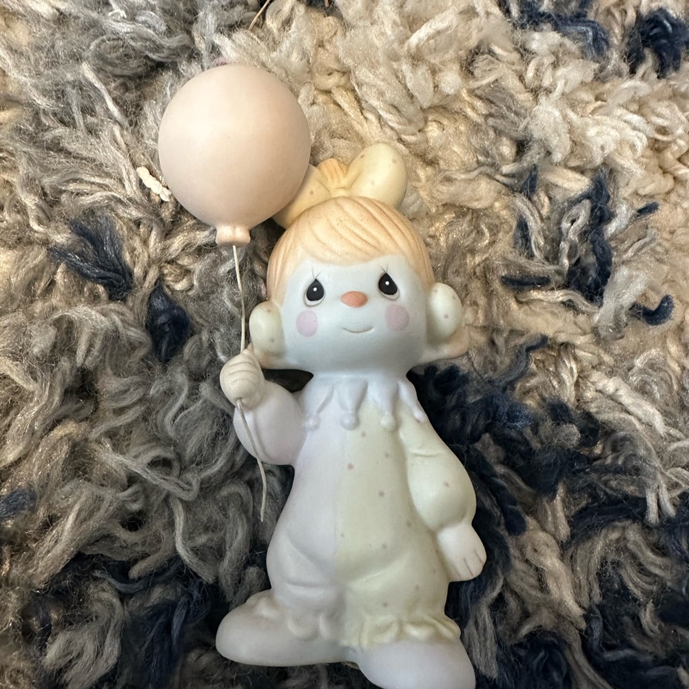 Adorable Clown Figurine with Balloon